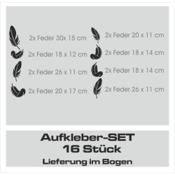 Aufkleber SET Auto Car Tattoo Style Seiten Tribal Dekor Pferd Gecko Power Blumen Ranke Fee Hexe Blumen Blüten Gecko Farbe Decal