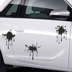 Aufkleber SET Auto Car Tattoo Style Seiten Tribal Dekor Pferd Gecko Power Blumen Ranke Fee Hexe Blumen Blüten Gecko Farbe Decal