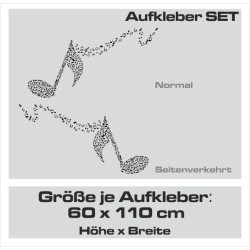 Aufkleber SET Auto Car Tattoo Style Seiten Tribal Dekor Pferd Gecko Power Blumen Ranke Fee Hexe Blumen Blüten Gecko Farbe Decal