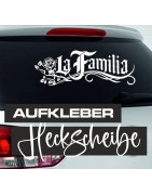 Aufkleber Heckscheibe