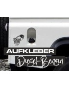 Aufkleber DIESEL BENZIN