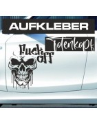 Aufkleber Totenkopf Skull