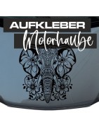 Aufkleber Motorhaube