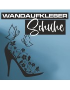 Wandaufkleber Schuhe