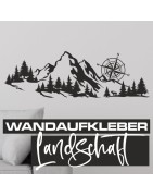 Wandaufkleber Landschaft