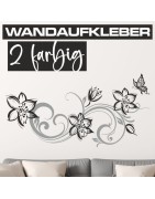 Wandaufkleber 2farbig
